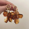 European American Style Acrylic Flower Pendant Earrings For Women Niche Design Vintage Exaggerated Petal Earring Party Jewelry - Image 1