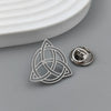 Intricate Gold-Plated Stainless Steel Celtic Triquetra Brooch – Styling Meaningful Gifts - Image 4