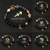 Planet Bracelet Eight Planet Stones 12 Zodiac Signs Bracelet Stone Beads Christmas Birthday Gift Jewelry - Image 1