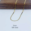 Stainless Steel Snake Chain Necklace in 2 mm to 5 mm Widths - Image 13