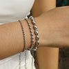 Dainty 2MM/3MM/5MM Beads Chain Bracelets for Women,Gold Color Plating Charm Choker Links Wristband Bracelet Birthday Party - Image 4