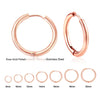 3Pair/Set Small Huggie Hoop Earrings Unisex Round Circle Stainless Steel Earrings Cartilage Ear Piercing Jewelry De Aro - Image 7