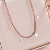 Letter Star Pendant Necklace For Women Simple Stainless Steel Chain Jewelry Accessory Gift - Image 3