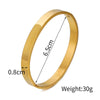 Stainless Steel Bracelet Unisex Charm Wealth Unfading Couple Romantic Bangles Party Birthday Jewelry Lover Gift - Image 11