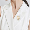Vintage Maple Leaf Pearl Brooch Sweater Suit Lapel Pins for Women Girl Backpack Jewelry Accessories Couple's Gift - Image 3