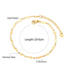 Stainless Steel Anklets Bracelets For Women Tassel Starfish Charm Gold Color Link Chain On Leg Foot Jewelry - Image 16