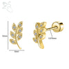 ZS 2pcs/lot Flower Shaped Stud Earrings 316L Stainless Steel Ear Studs Crystal Pearl Cartilage Earring Heart Ear Piercings 20G - Image 13