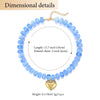 Colorful Acrylic Bead Choker Necklace with Heart Pendant - Image 15