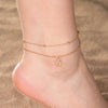 Stainless Steel Anklets for Women Sun Flower Leaves Moon Star Foot Bracelet Jewelry Summer Beach Accessories - Image 13