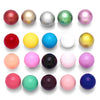 3PCS Harmony Ball For Pregnancy Necklace Pendant Copper Gold Plated 16mm Chimes Sound Ball 9 Colors Option - Image 4
