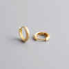 Silver Simple Matte Bohemian Round Ear Buckle for Women Punk Unisex Rock Hoop Earring Jewelry Accessories - Image 15