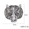 Rhinestone Tiger Head Brooches for Women Unisex Pearl Bear Pins Wolf Lapel Pins Banquet Party Backpack Gifts Jewelry Accessories - Image 28