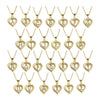 A-Z English Letter Initial Necklace Gold Plated Necklace Micro Setting Zircon Heart Necklace for Women - Image 4