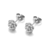 Rose Pendant Necklace for Women Gold Plated Stainless Steel Flower Jewelry Anniversary Wedding Gift - Image 9