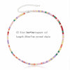 Sexy Short Sparking Rainbow Tennis Chain Chocker Necklace With CZ Personality Women Collar Jewellery - Image 27