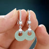 Retro Green Jade Ginkgo Leaf Style Pearl Drop Earring Chinese Ancient Style Hook Earrings For Women Gift - Image 28