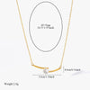 316L Stainless Steel Geometric Pendant Necklace with Colorful Crystal Accents - Image 37