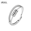 Smjel Ring Fidget Spinner Rings Adjustable for Women Rotating Freely Spinning Accessories Jewelry Gifts - Image 4