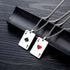 Playing Card and Dollar Sign Pendant Necklace Hip Hop Style 60cm - Image 12