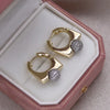 Ball-Detail Stud Earrings with Multiple Color and Finish Options - Image 3