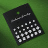12 Pairs Set Stainless Steel Stud Earrings with Zircon Buds Round Earrings Unisex Jewelry Gifts - Image 9