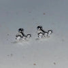 Korean Silver Needle Tragus Piercing Helix Studs Earrings for Women 2Pcs Butterfly Heart Ear Piercing Body Jewelry - Image 33