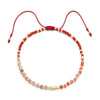Glass Seed Bead Bracelet with Adjustable Cord - Image 8