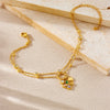 Stainless Steel Color Zircon Heart Double-layer Anklets For Women Foot Chains Jewelry Gift - Image 5