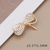 Mini Brooches for Women Clover Sun Flower Bow Knot Bee Cat Anti Slip Buckle Metal Lapel Pin Clothing Accessories - Image 9