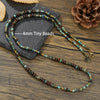 1PC Men's Retro Ethnic Style Africa Stone Necklace for Men Hippie Bohemia Long Beaded Necklace Man Tribal Jewelry Collar Hombre - Image 10