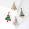 Christma’s Rhinestone Christmas Tree Brooch for Women Unisex Glass Plant Pins Event Party Decoration Clothes Accessories - Image 3