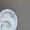 1pcs Quality Shiny Cross Zircon 316L Stainless Steel Ear Bone Nail Y2K Style Silver Color Earring for Women Cochlear Accessories - Image 27