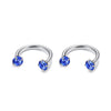 2Pcs 6/8/10mm Stainless Steel Zircon Piercings Earrings Horseshoe Ring Piercing Nose Ear Belly Rings Body Jewelry For Women/Men - Image 7