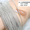Glitter1.5mm-2mm Nail Chain Charm Claw Chain 3D Gold Silver Diamond Metal Parts Nail Pearls For Nail Chain Bulk Can Be Cut - Image 13