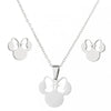 Anime Cute Cartoon Bow Mouse Stainless Steel Jewelry Set For Women - Image 5