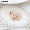 Chinese Zodiac Sheep Brooch Blue and White Porcelain Rhinestone Enamel Ram Lapel Pin Animal Jewelry Gift for Women Collector - Image 18