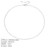 Chain Necklace Stainless Steel Gold Color Pendants Short Long Statement Women Gift Stainless Steel Jewelry - Image 10