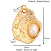 Marine Organism Sea Horse Turtle Fish Conch Shell Starfish Charm Pendant, 8K Gold Plated Zircon Jewelry Finding Supplies - Image 29