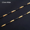 2.5mm/3mm Wide Stainless Steel Bar Link Bamboo Necklace Neck Chain for Women Men's Choker Rock Metal Jewelry Accessories - Image 15