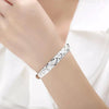 Silver Charms Bangles For Women Design Sparking Gypsophila Star Bracelets Party Wedding Jewelry - Image 3