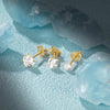 Open Heart Hoop Earrings in Gold Tone or Silver Tone - Image 70
