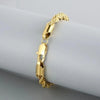 Gold Plated Silver 4MM Chain Bracelets for Men Women Unisex Simple Charm Bracelet Wedding Party Gift 20cm 8in - Image 6