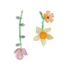 Bohemia Asymmetrical Acrylic Colorful Flower Drop Earrings For Women Handmade Beaded Floral Wedding Earring Jewelry - Image 7