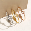 Geometric Zircon Cuff Bracelet For Women Golden Plated Open Bangle Party Wedding Jewelry Gifts - Image 4