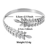 Metal Silver Color Heart Animal Snake Hand Hug Flower Leaf Bangles Bracelets For Women Girl Jewelry Stainless Steel Bangle Gift - Image 7