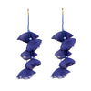Large Yarn FLower Petal Earrings For Women Long Drop Jewelry Aesthetic Summer Accessories Party - Image 7