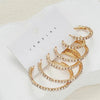 3 Pairs Full Shiny Rhinestone Hoop Earrings Different Size Gold/Silver Color Earrings For Women Simple Jewelry - Image 8
