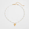 Gold Color Heart Pendant Necklace For Women Boho Geometric Transparent Crystal Chain Jewelry Valentine's Gift - Image 6
