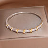 Classic Zirconia Cross Charm Bracelets for Women Jewelry Elegant Bangle - Image 3