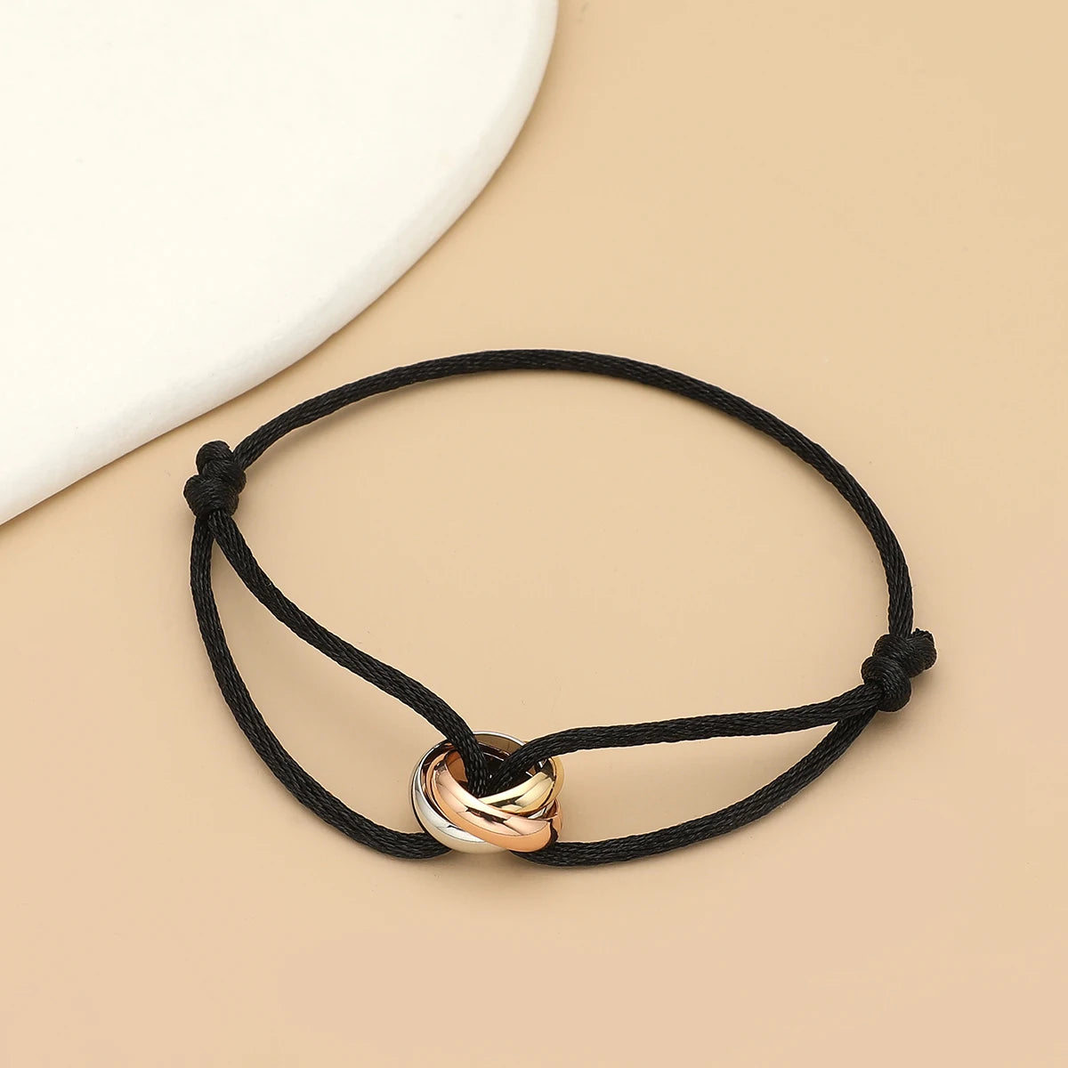 Selling Bracelet 3 Color Metal Buckle Hand Chain Adjustable Women Men Black Rope Bracelet for Women Jewelry Party Gifts - Image 1